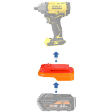 Load image into Gallery viewer, AEG 18V to Stanley V20 Battery Adapter