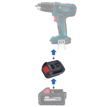 Charger l'image dans la galerie, Adaptateur de batterie Milwaukee 18V vers Bosch (Bleu) 18V