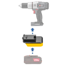 Load image into Gallery viewer, Bauer 20V to Porter Cable 18V Battery Adapter