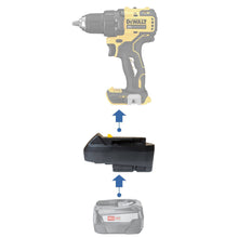 Lade das Bild in den Galerie-Viewer, Bosch (Grün) 18V auf DeWalt 20V Batterieadapter