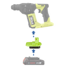 Load image into Gallery viewer, Bosch (Blue) 18V to Ryobi 18V Battery Adapter