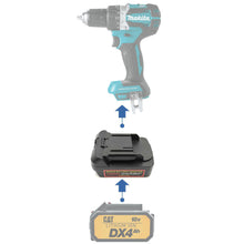 Lade das Bild in den Galerie-Viewer, CAT 18V auf Makita 18V Batterieadapter