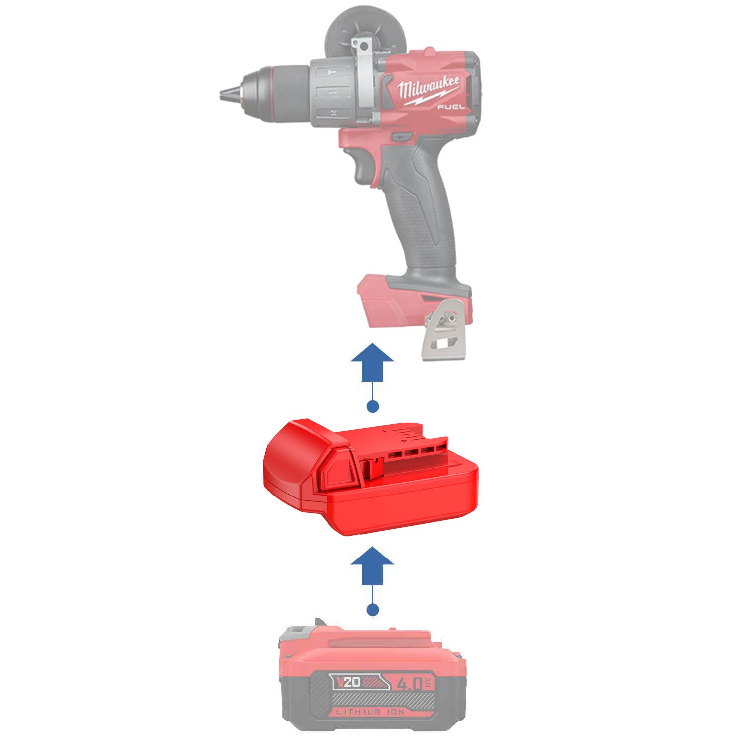 Craftsman Battery Adapter to Milwaukee – Power Tools Adapters