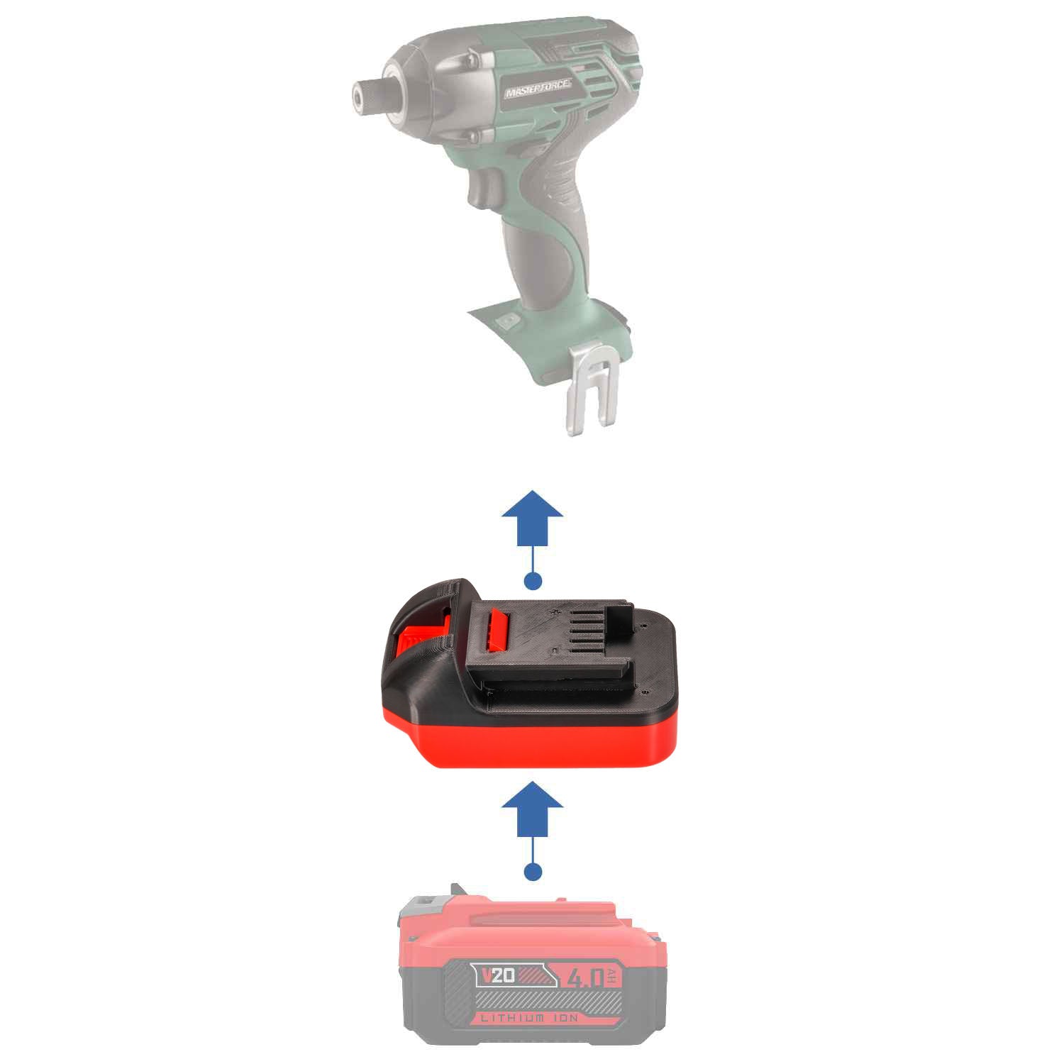 Impact Driver Craftsman Bolt On Battery Charger Hammer Drill