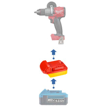 Charger l'image dans la galerie, Adaptateur de batterie Hercules 20V vers Milwaukee 18V