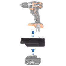 Charger l'image dans la galerie, Adaptateur de batterie Makita 18V vers AEG 18V