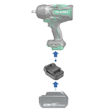 Lade das Bild in den Galerie-Viewer, Makita 18V auf Hikoki 18V Batterieadapter