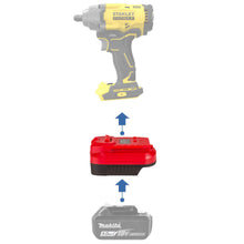 Charger l'image dans la galerie, Adaptateur de batterie Makita 18V vers Stanley V20