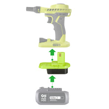 Lade das Bild in den Galerie-Viewer, Mastercraft 20V (Blau) auf Ryobi 18V Batterieadapter