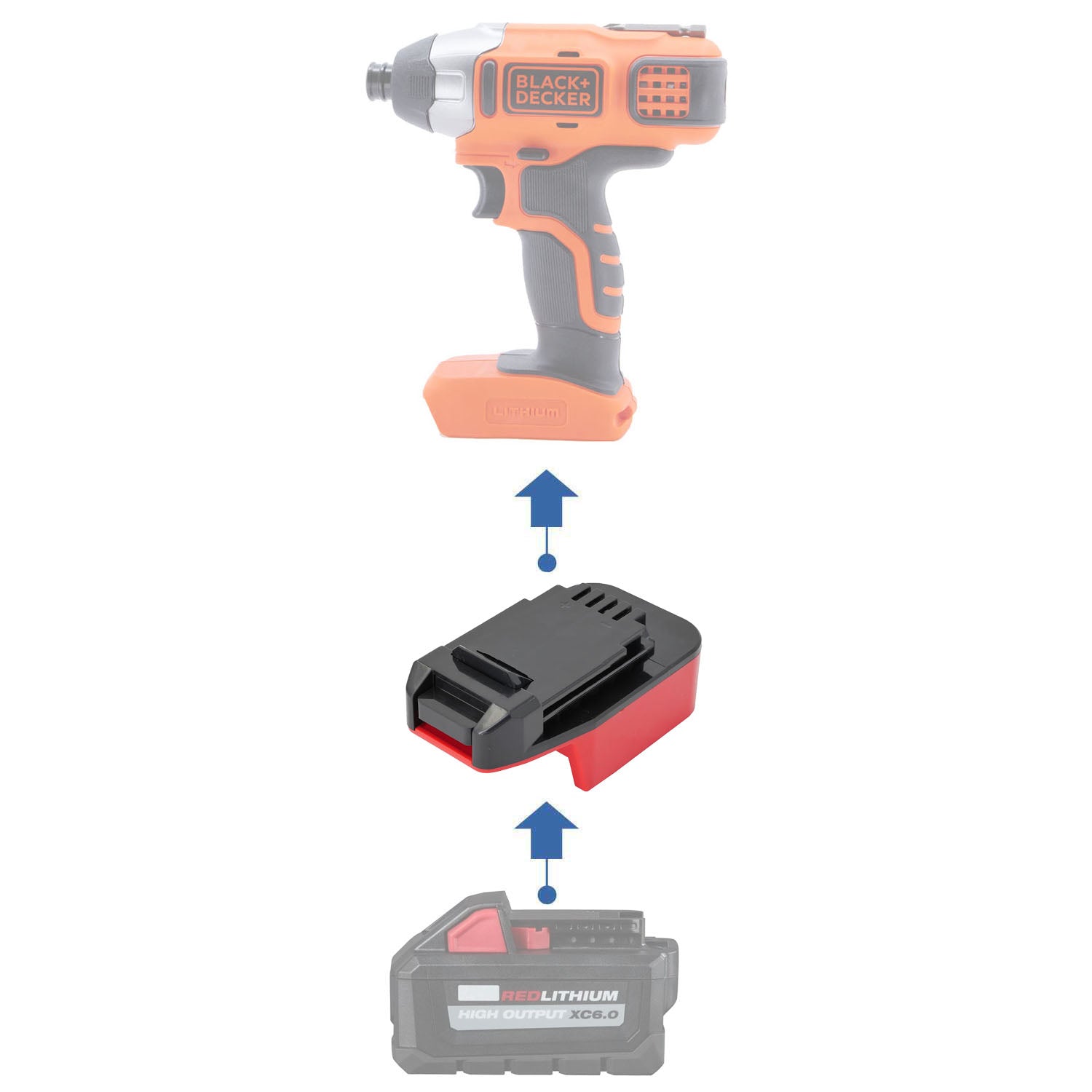 Milwaukee to Black and Decker Battery Adapter – Power Tools Adapters