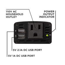 Charger l'image dans la galerie, Générateur Inverseur Makita 18V 150/300 Watts