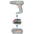 AEG 18V auf Bosch (Grün) 18V Batterieadapter