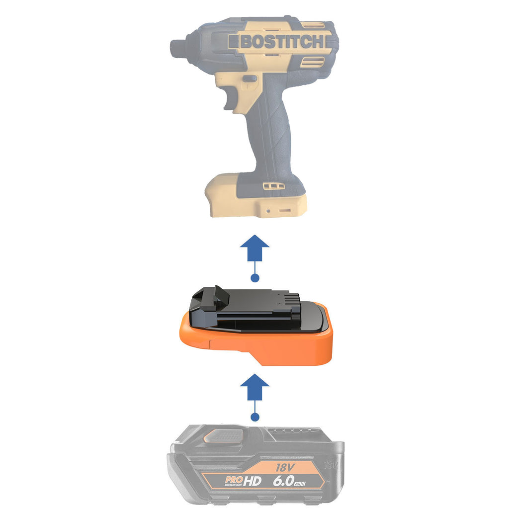 AEG 18V auf Bostitch 18V Batterieadapter