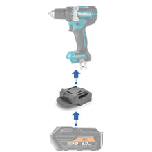Lade das Bild in den Galerie-Viewer, AEG 18V zu Makita 18V Batterieadapter (ABS)

