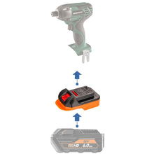 Load image into Gallery viewer, AEG 18V to Masterforce 20V Battery Adapter
