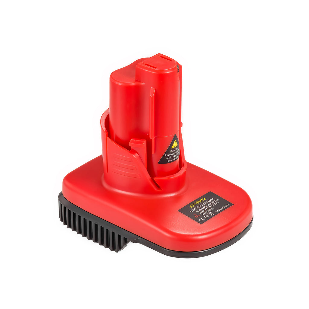 Adaptateur de batterie AEG 18V vers Milwaukee 12V