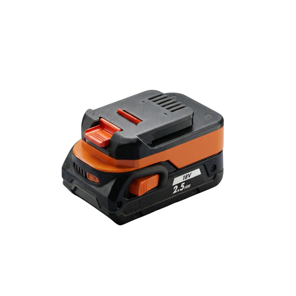 AEG 18V auf MacNaught 18V Batterieadapter (Pumpe, Fettpresse)
