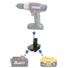 Lade das Bild in den Galerie-Viewer, DeWalt 20V auf Craftsman 19.2V (C3) Akkuadapter
