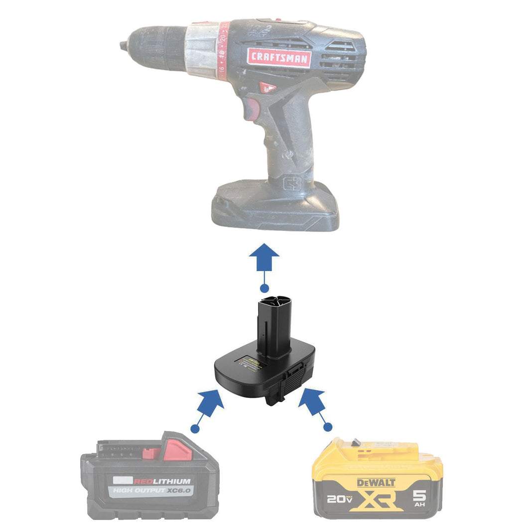 DeWalt 20V auf Craftsman 19.2V (C3) Akkuadapter