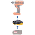 Adaptateur de batterie Bauer 20V vers Black and Decker 20V