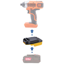 Lade das Bild in den Galerie-Viewer, Bauer 20V to Black and Decker 20V Battery Adapter
