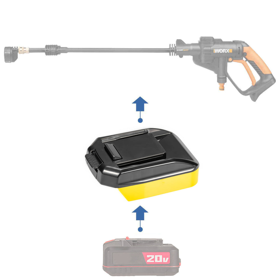 Bauer 20V to WORX 20V Battery Adapter – Use Bauer Batteries on WORX Tools –  Power Tools Adapters