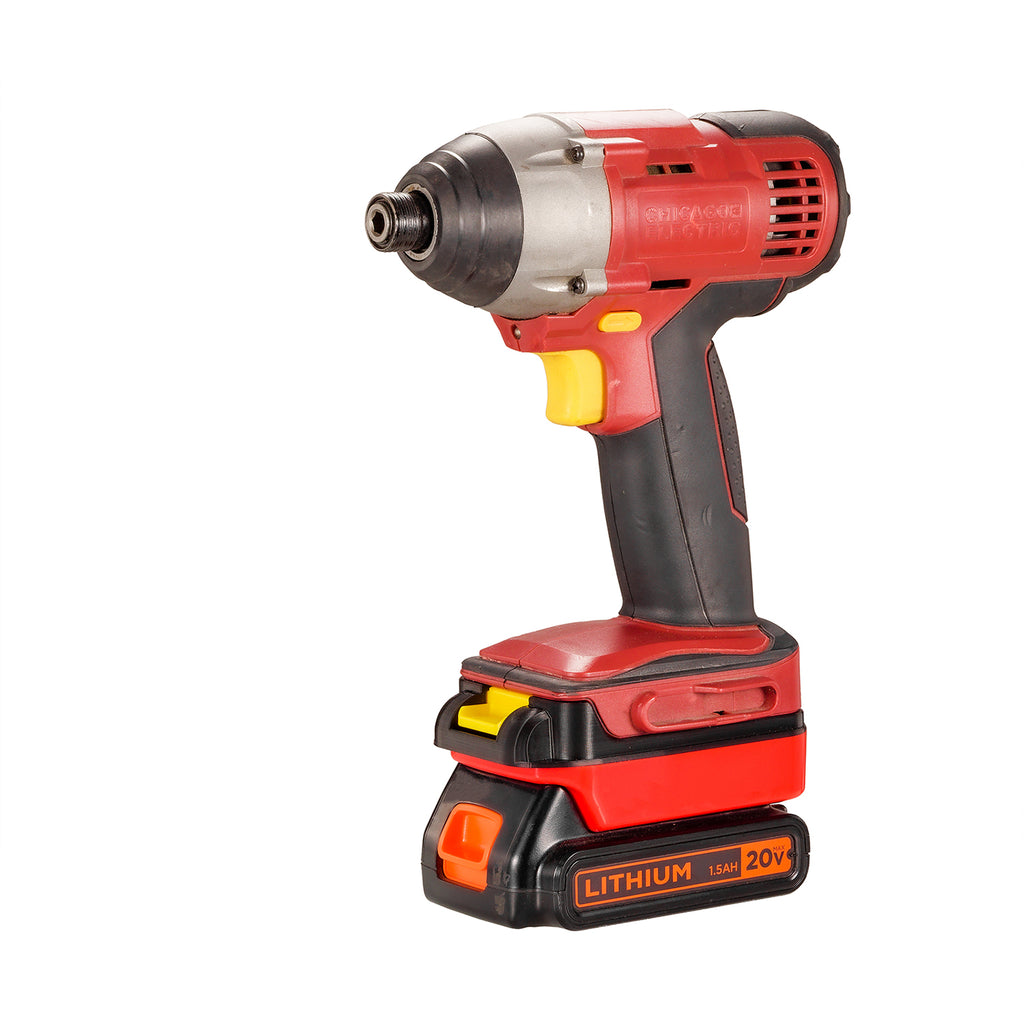 Black and Decker 20V auf Chicago Electric 18V Batterieadapter