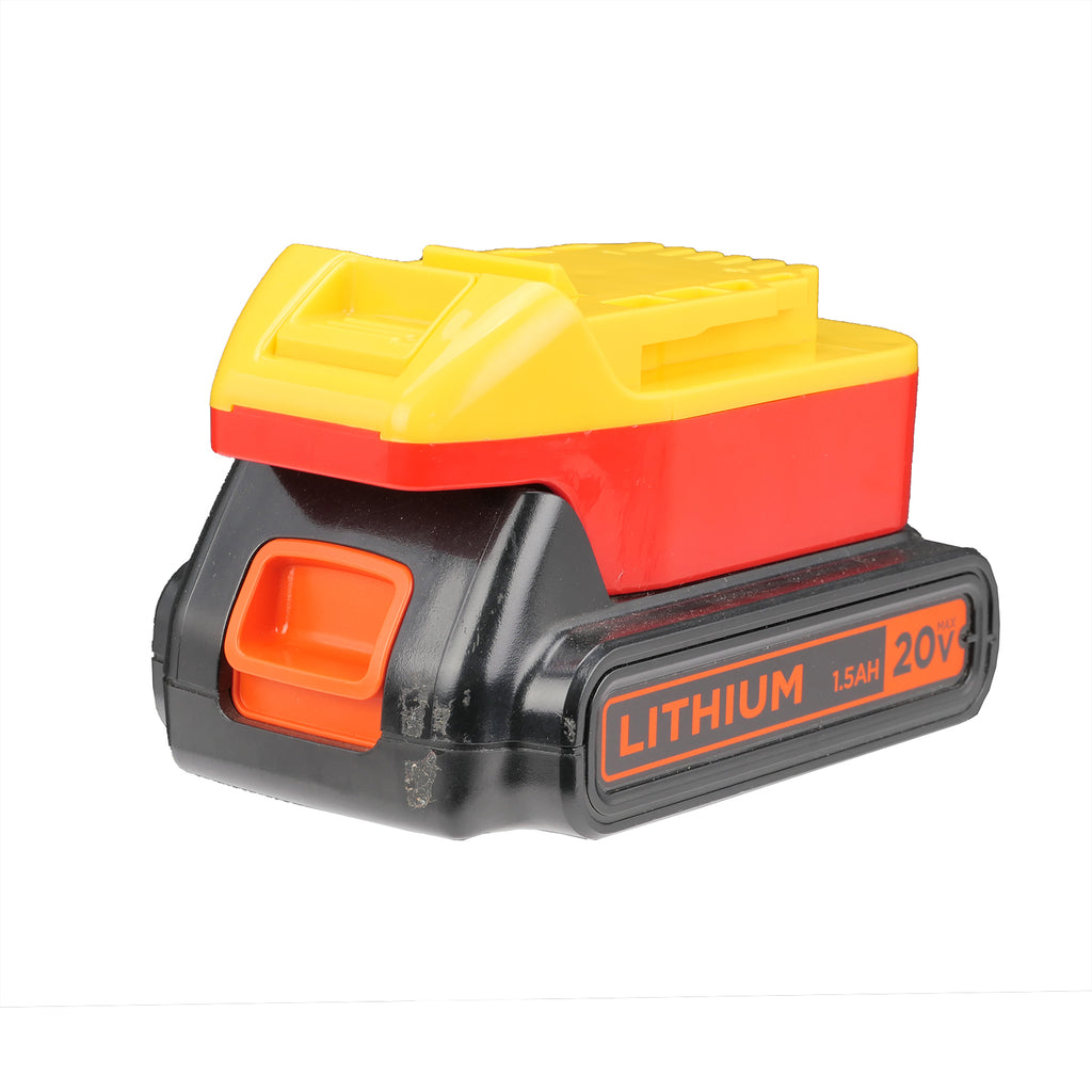 Adaptateur de batterie Black and Decker 20V vers DeWalt 20V