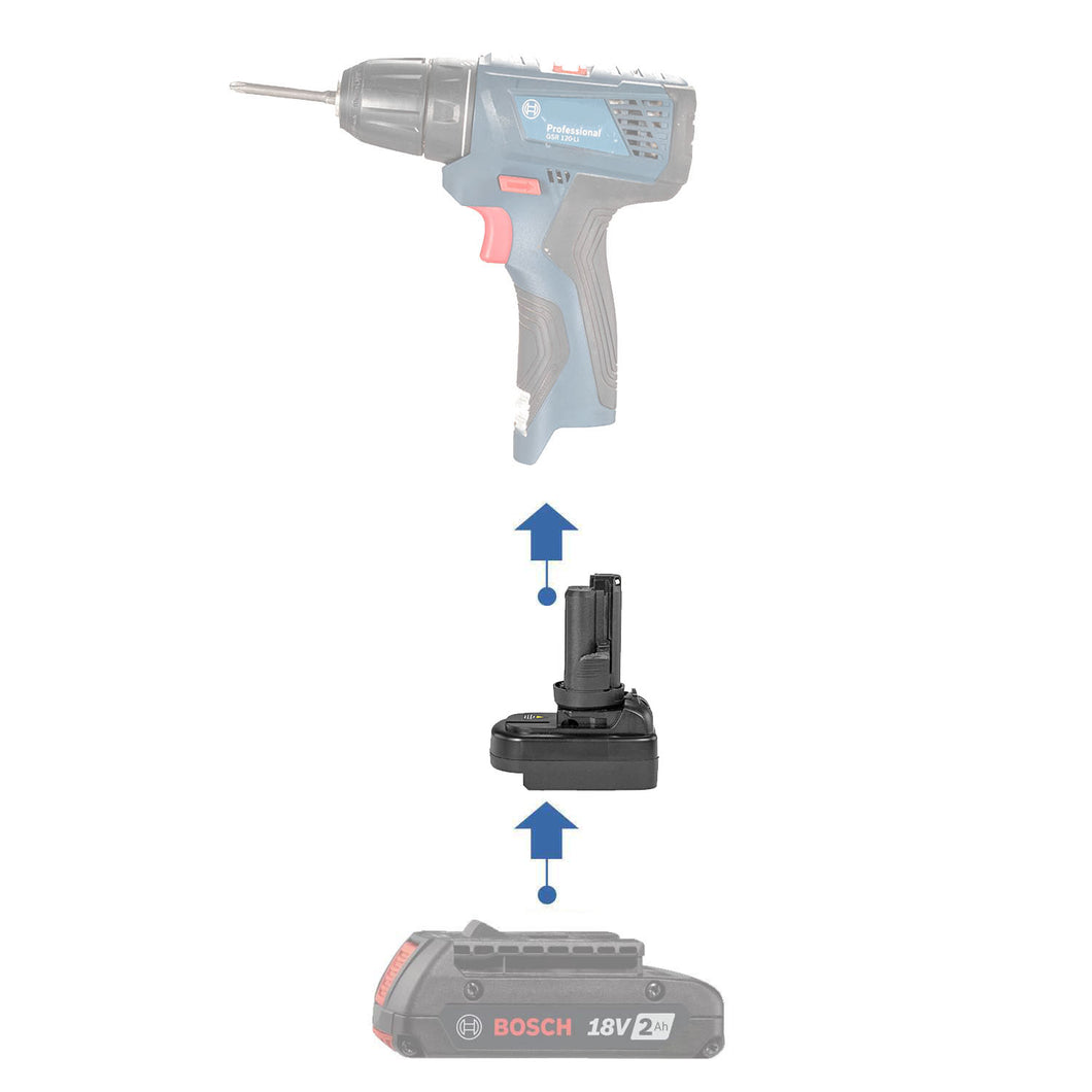 Bosch 18V à Bosch 12V Adaptateur de Batterie
