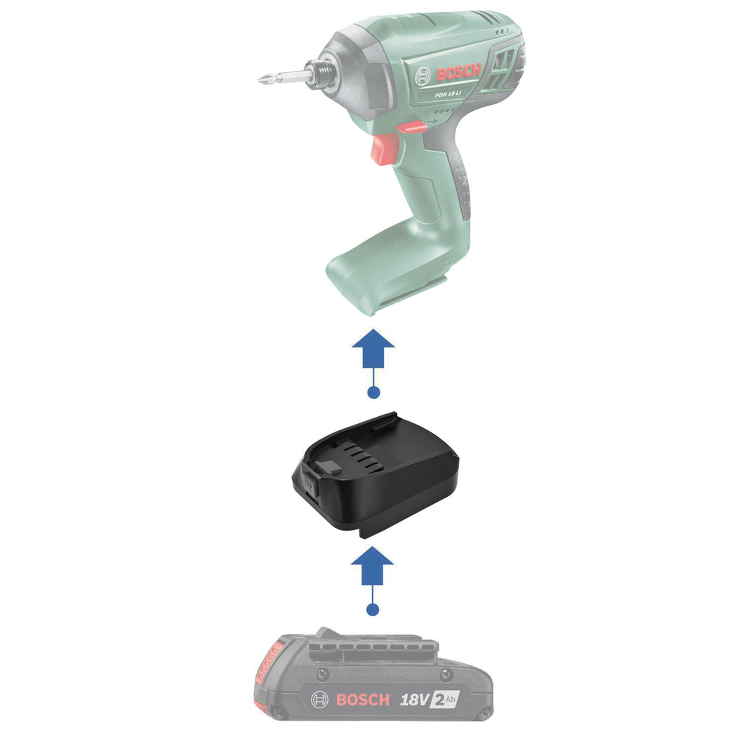 Bosch 18V (Bleu) à Bosch 18V (Vert) Adaptateur de Batterie