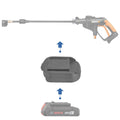 Bosch (Blau) 18V auf WORX 20V (Orange) PowerShare Akkuadapter