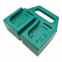 Lade das Bild in den Galerie-Viewer, 4-fach-Akkuhalter und Träger für Bosch Professional (Blau) GBA 18V Akkus
