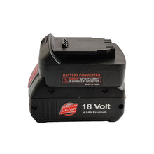 Lade das Bild in den Galerie-Viewer, Bosch (Blau) 18V auf DeWalt 20V Batterieadapter
