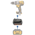 Adaptateur de batterie CAT 18V vers DeWalt 20V