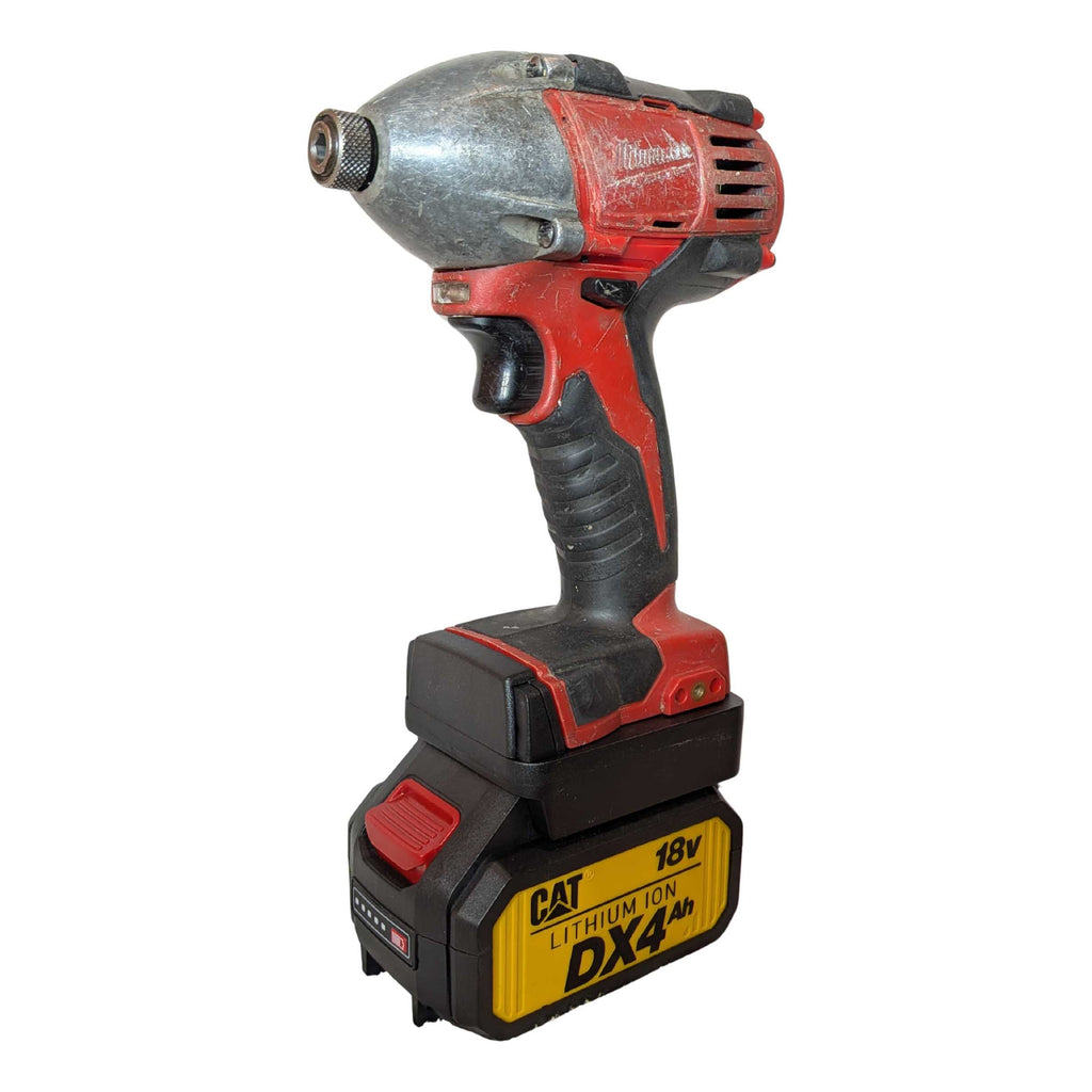 Adaptateur de batterie CAT 18V vers Milwaukee 18V