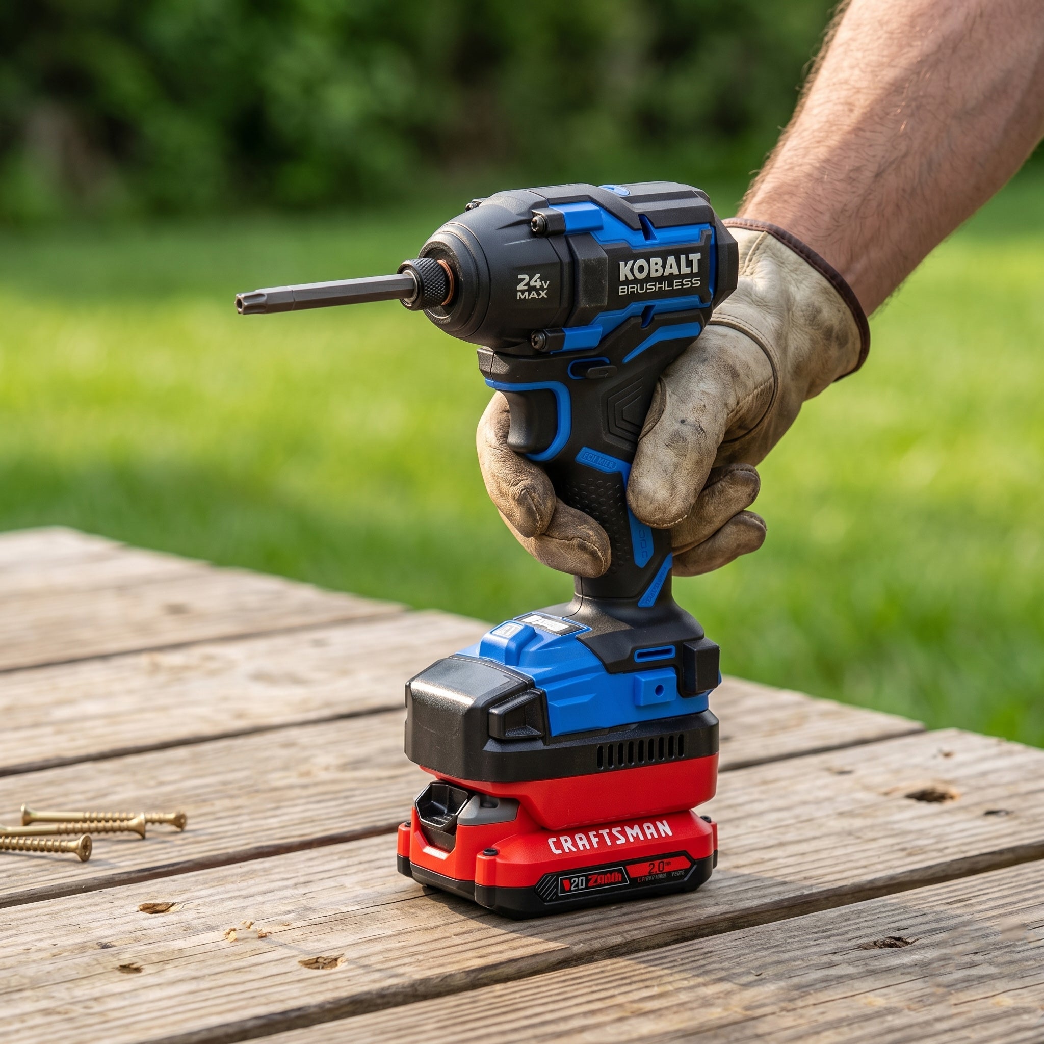 Craftsman 20V vers Kobalt 24V Adaptateur de batterie