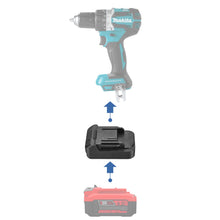 Load image into Gallery viewer, Craftsman 20V to Makita 18V Battery Adapter
