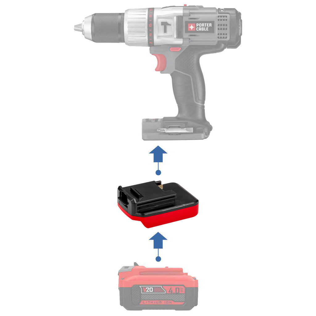 Craftsman 20V auf Porter Cable 18V Akkuadapter