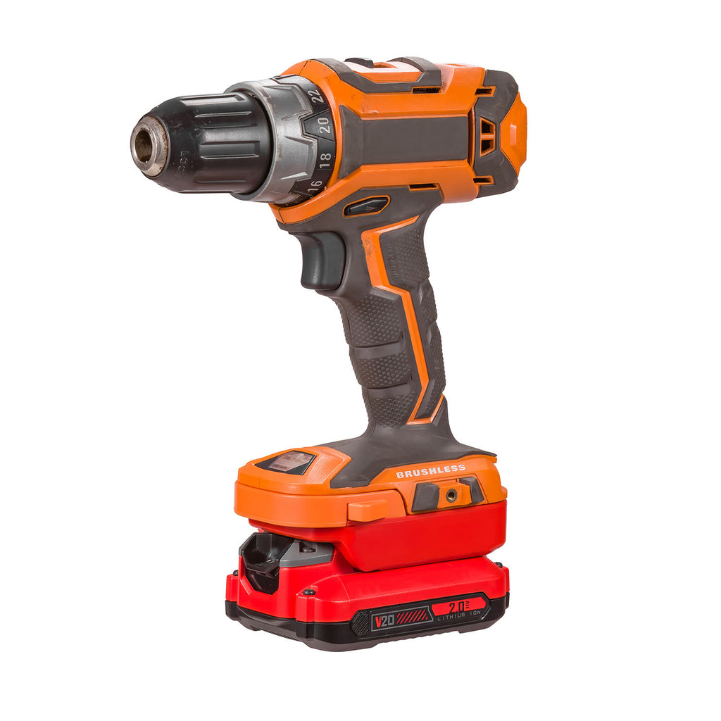 Adaptateur de batterie Craftsman 20V vers RIDGID 18V