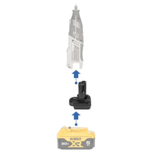 Charger l&#39;image dans la galerie, DeWalt 20V à Dremel 12V Adaptateur de Batterie
