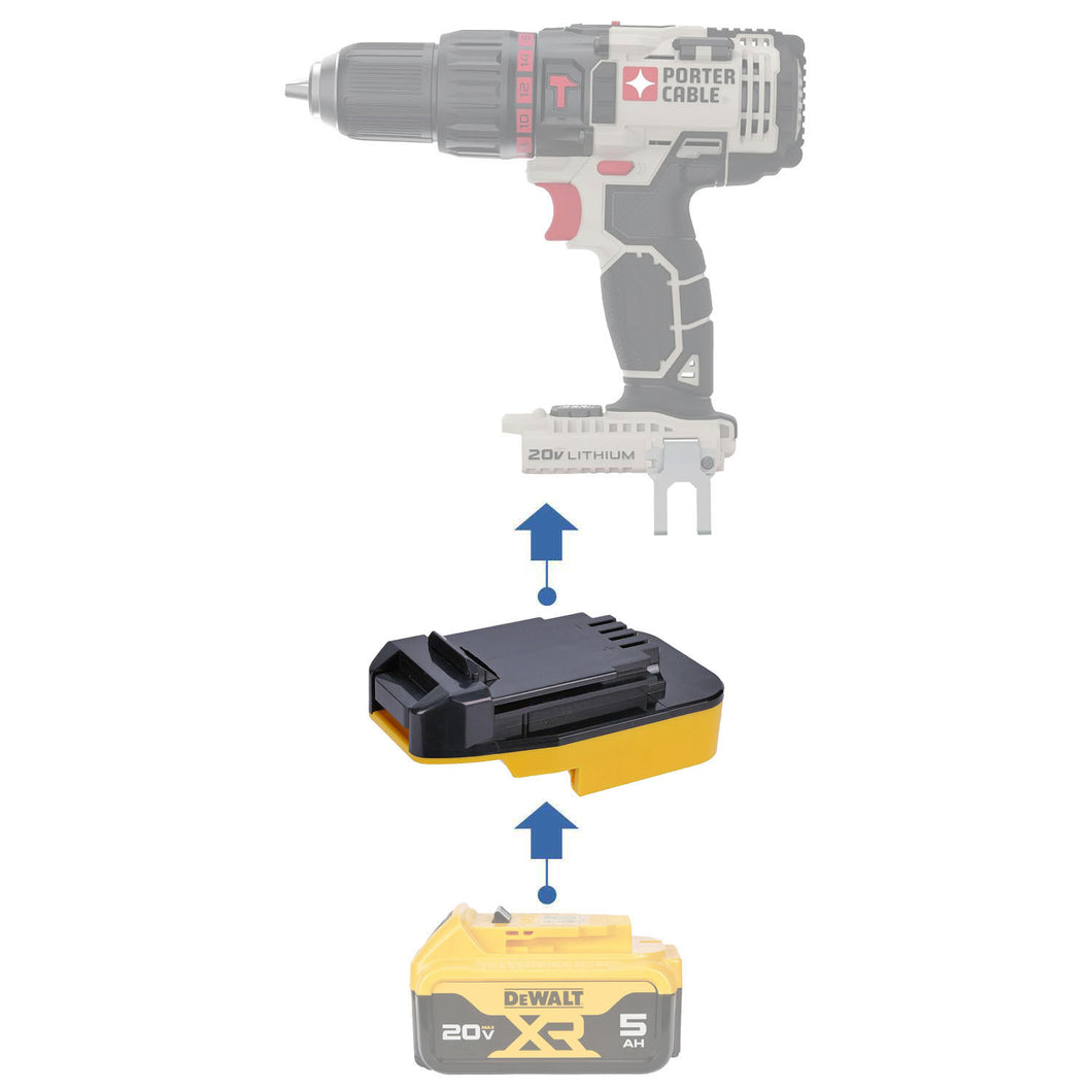 DeWalt 20V auf Porter Cable 20V Batterieadapter