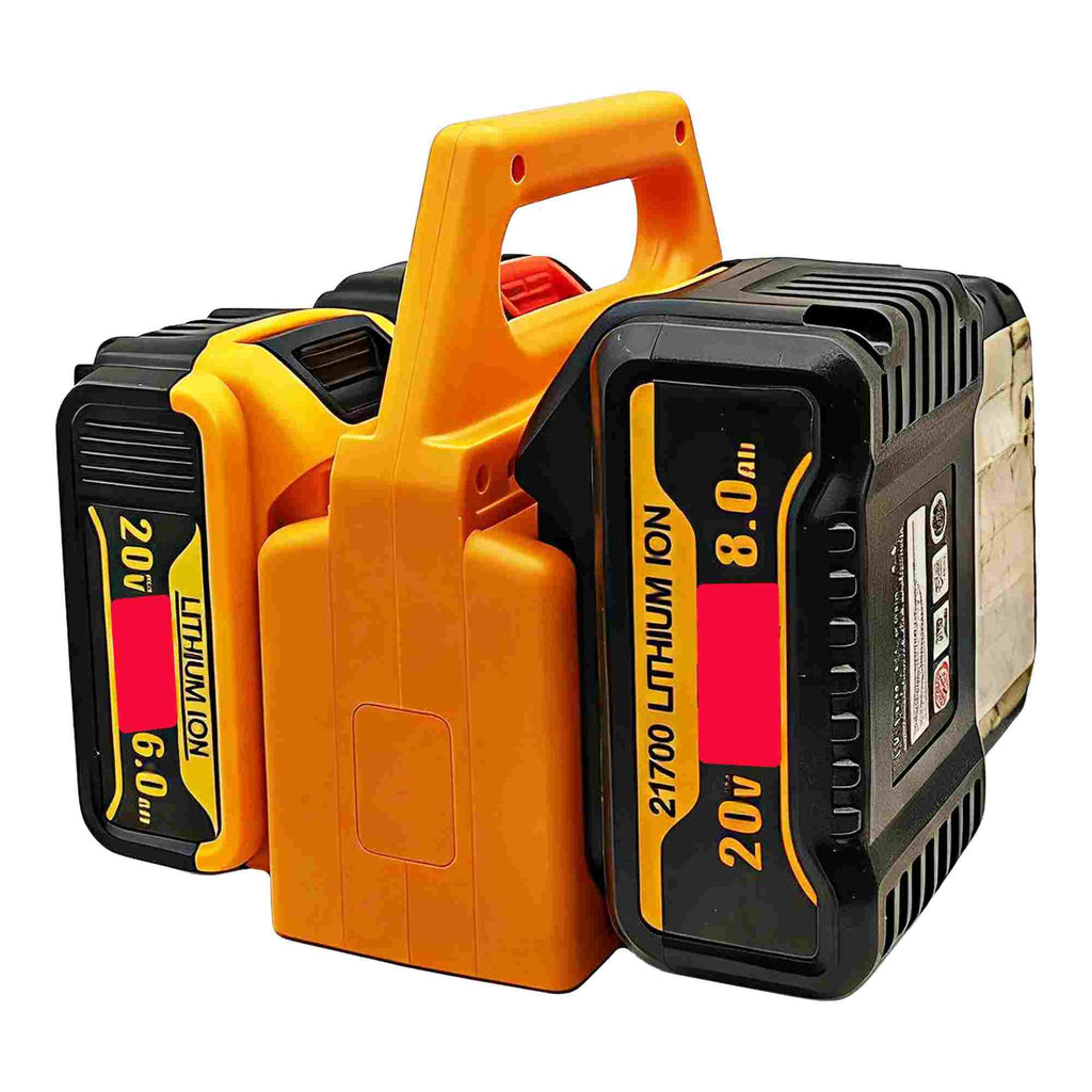 4-Bank Battery Holder & Carrier for DeWalt 20V MAX / 18V XR Batteries