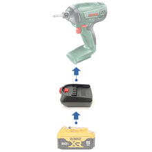 Load image into Gallery viewer, DeWalt 20V to Bosch (Green) 18V Battery Adapter
