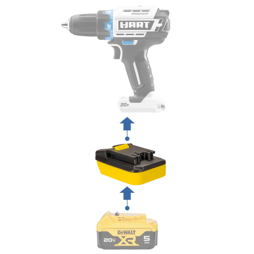 DeWalt 20V zu Hart 20V Akku-Adapter