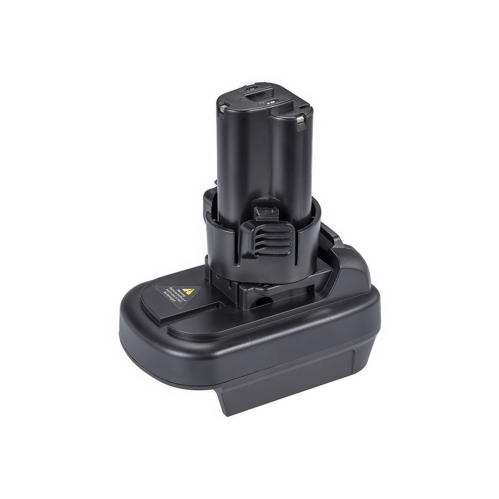 DeWalt 20V vers Makita 10,8V CXT (style à broches) Adaptateur de batterie