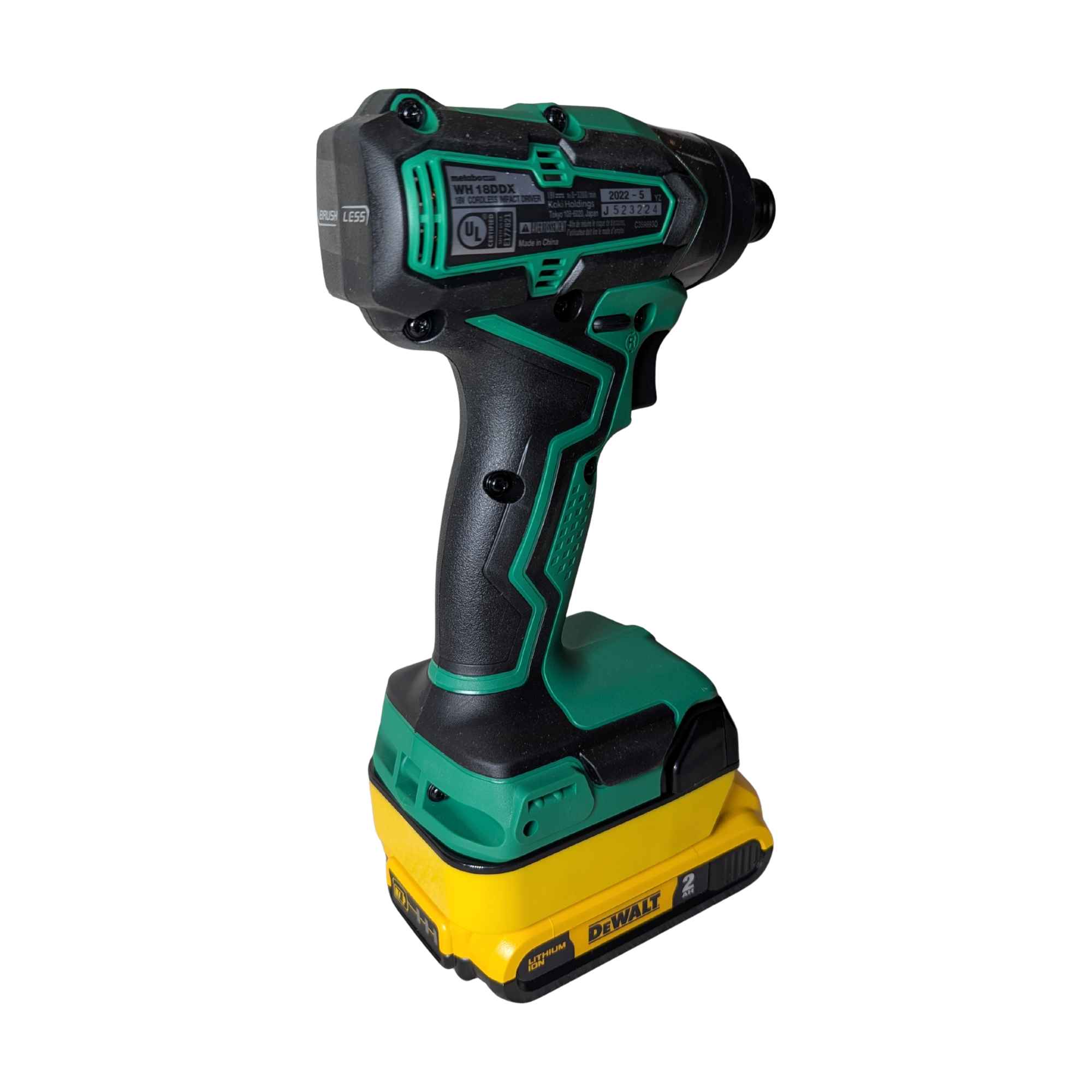 DeWalt 20V MAX auf Metabo HPT 18V Akkuadapter