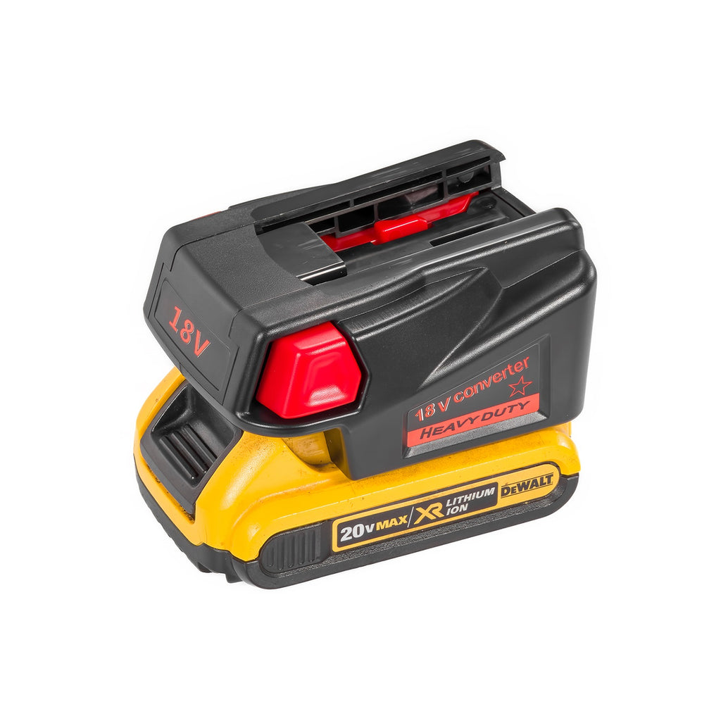 DeWalt 20V auf Milwaukee V18 Batterieadapter
