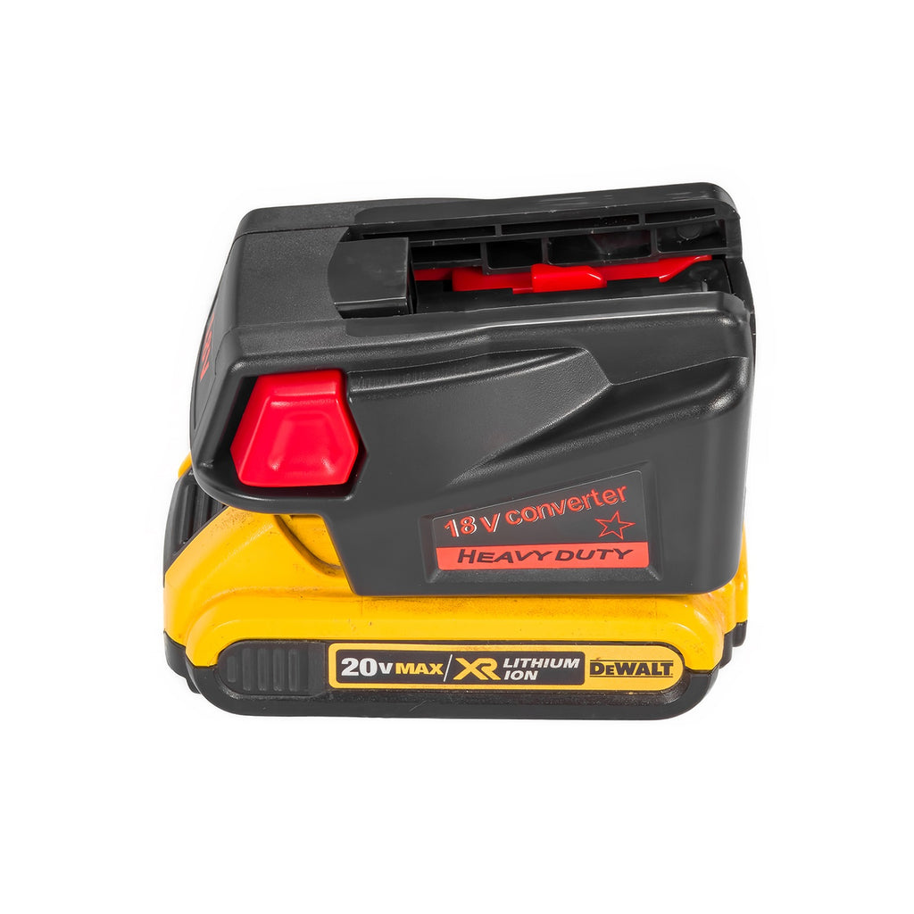 DeWalt 20V auf Milwaukee V18 Batterieadapter