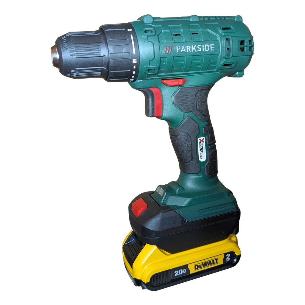DeWalt 20V auf Parkside X20V Akkuadapter