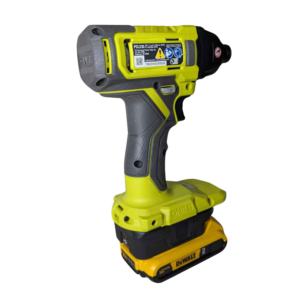 Adaptateur de batterie DeWalt 20V vers Ryobi 18V